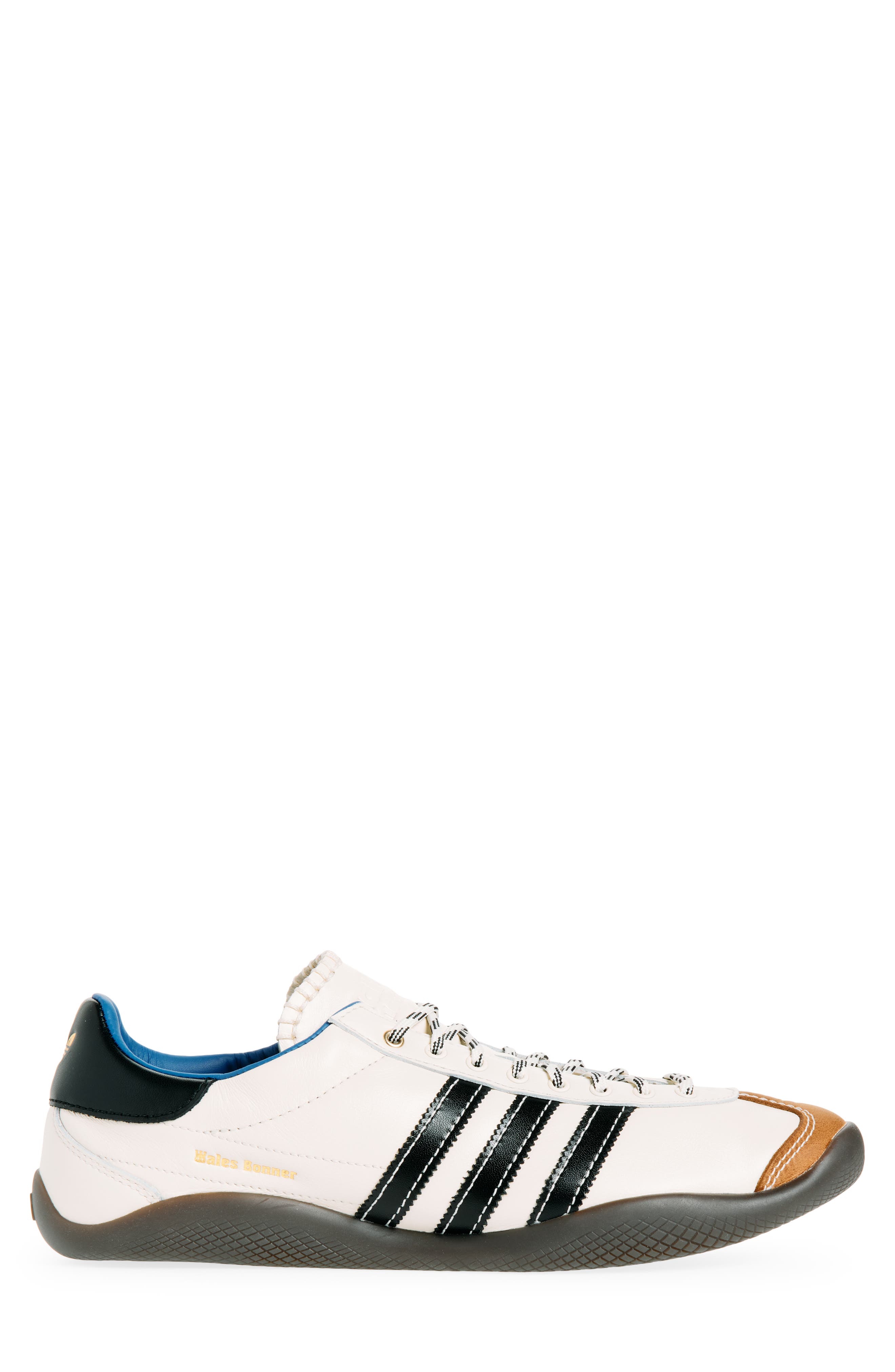 x Wales Bonner Karintha OG Sneaker, Alternate, color, WHITE/ CORE BLACK/ LUSH BLUE
