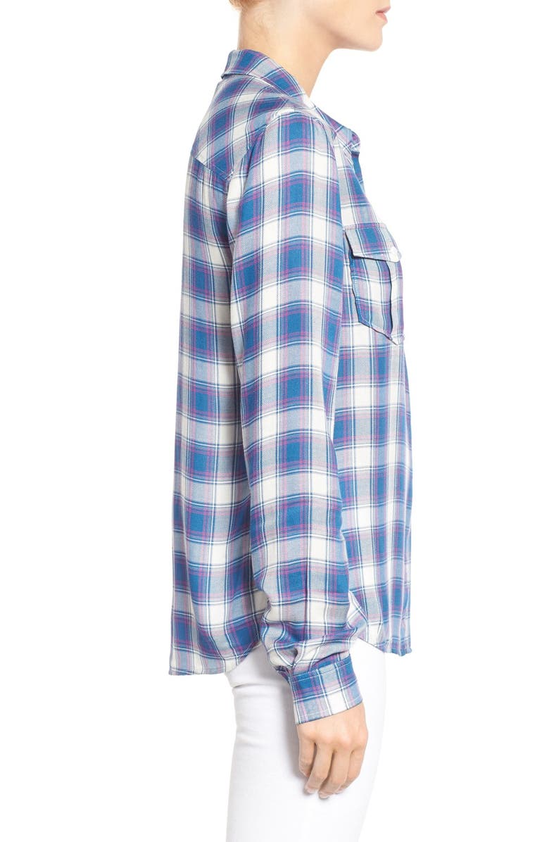 PAIGE 'Mya' Plaid Shirt, Alternate, color, 