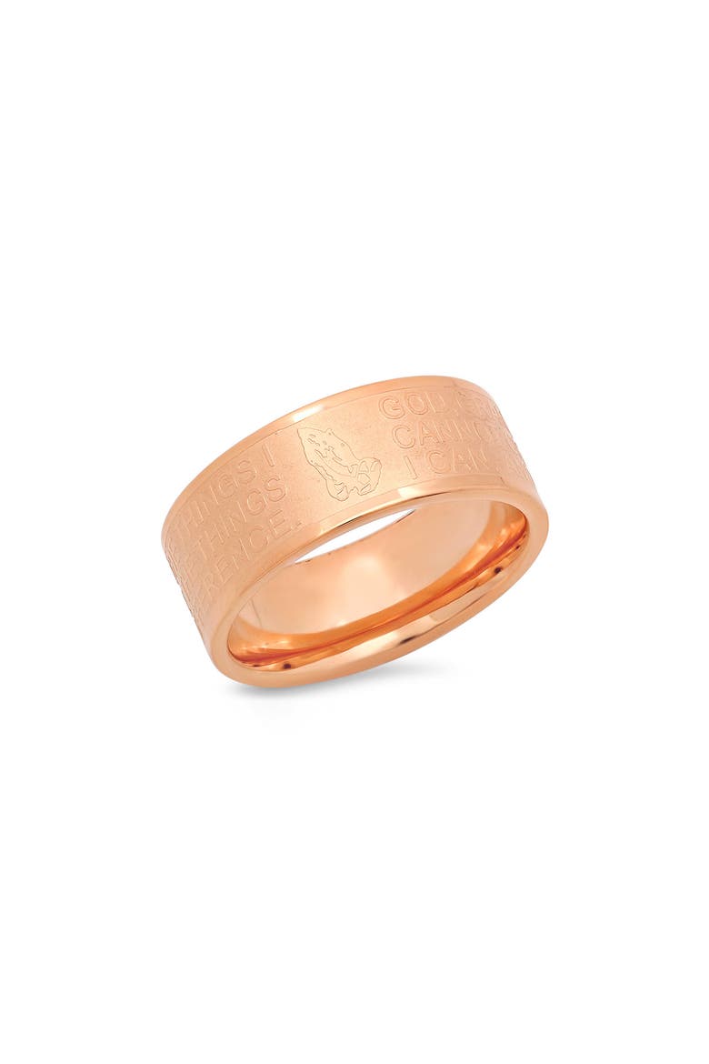 Serenity Band Ring, Main, color, ROSE GOLD