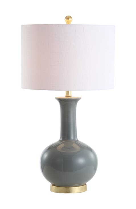 Brussels 27" Contemporary Transitional Ceramic/Metal LED Table Lamp