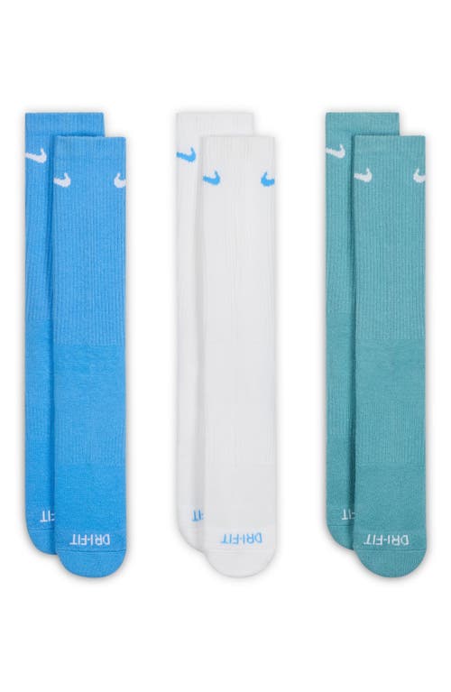 Nike Assorted 3-pack Everyday Plus Cushion Crew Training Socks
