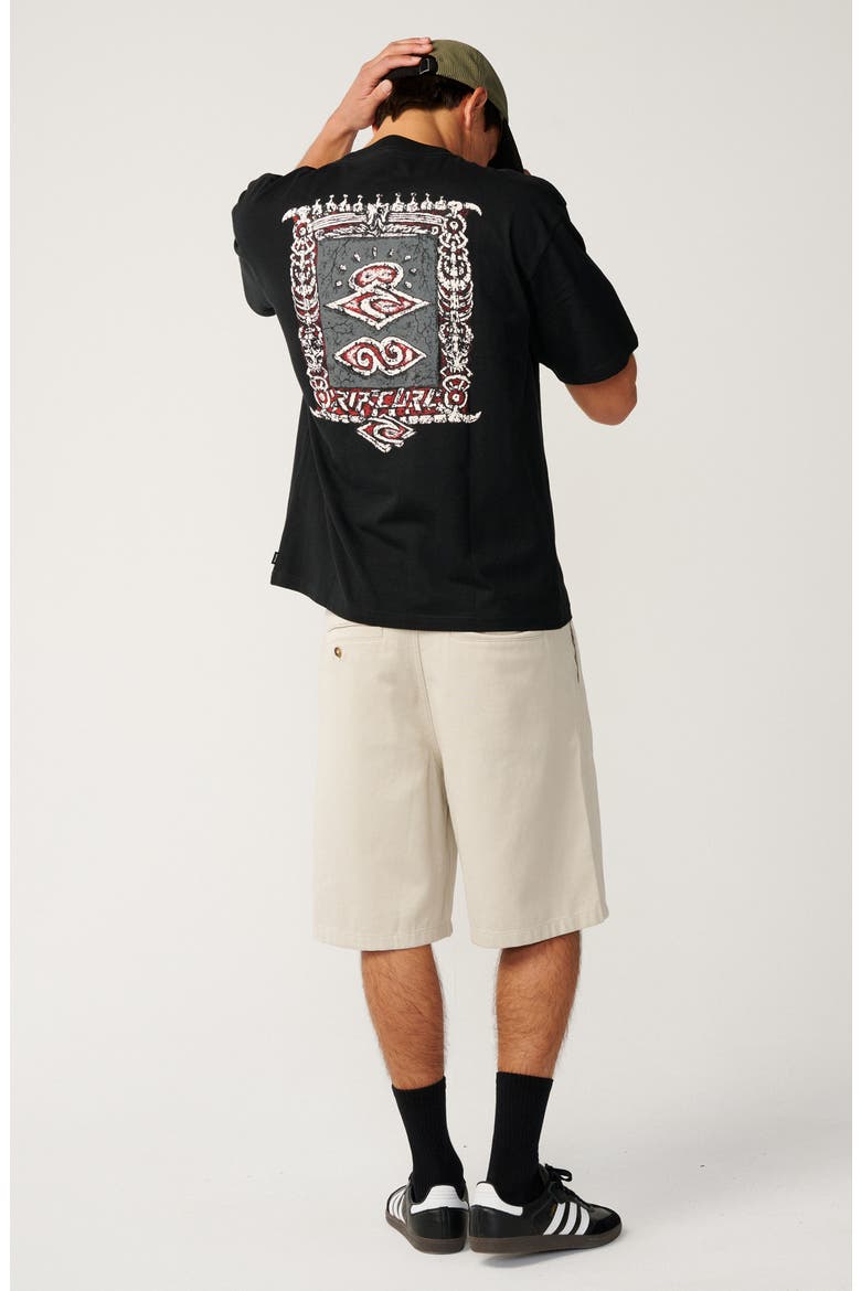 Disorder Boneyard Cotton Graphic T-Shirt, Alternate, color, BLACK