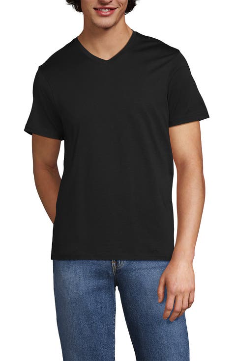 Short Sleeve Supima V-Neck Tee