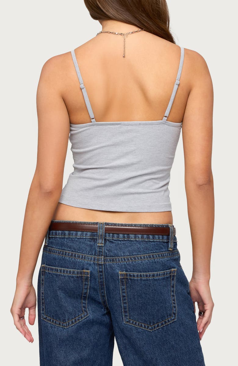 EDIKTED USA Stretch Cotton Camisole, Alternate, color, 