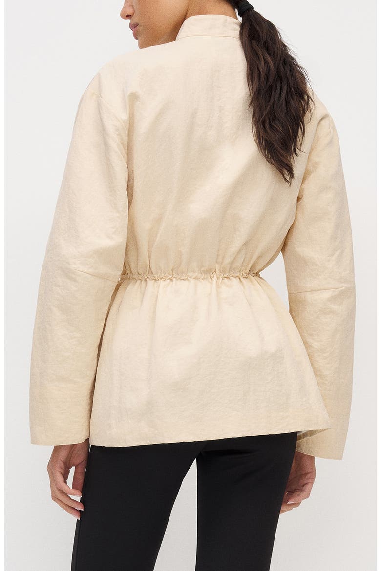 Callista Drawstring Jacket, Alternate, color, CREAM