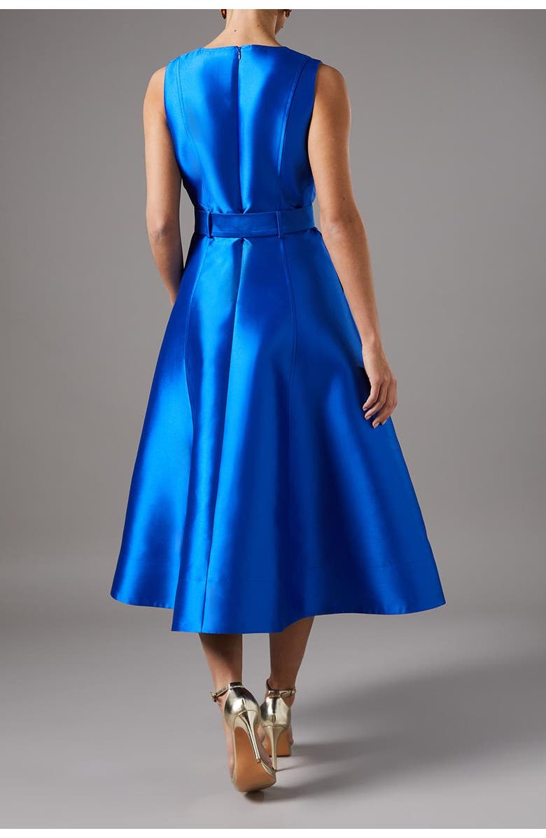 Coast Button Through Belted Prom Dress, Alternate, color, Cobalt