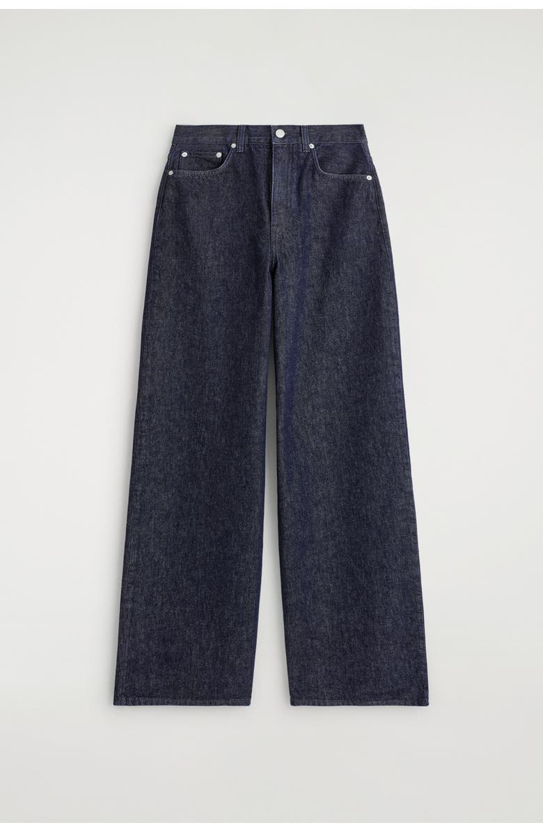 COS Dial Wide-Leg Jeans, Alternate, color, Dark Blue