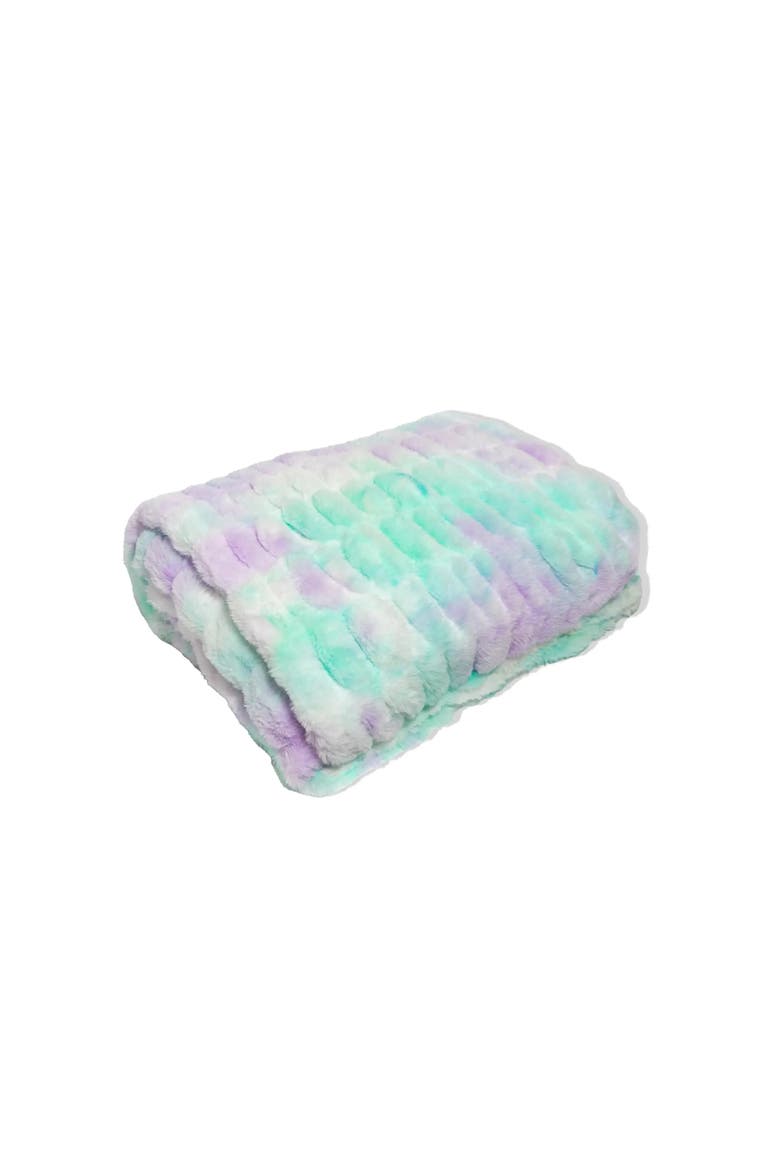 Ultra Plush Throw Snuggle Blanket, Main, color, Blue, Pastel Purple, White