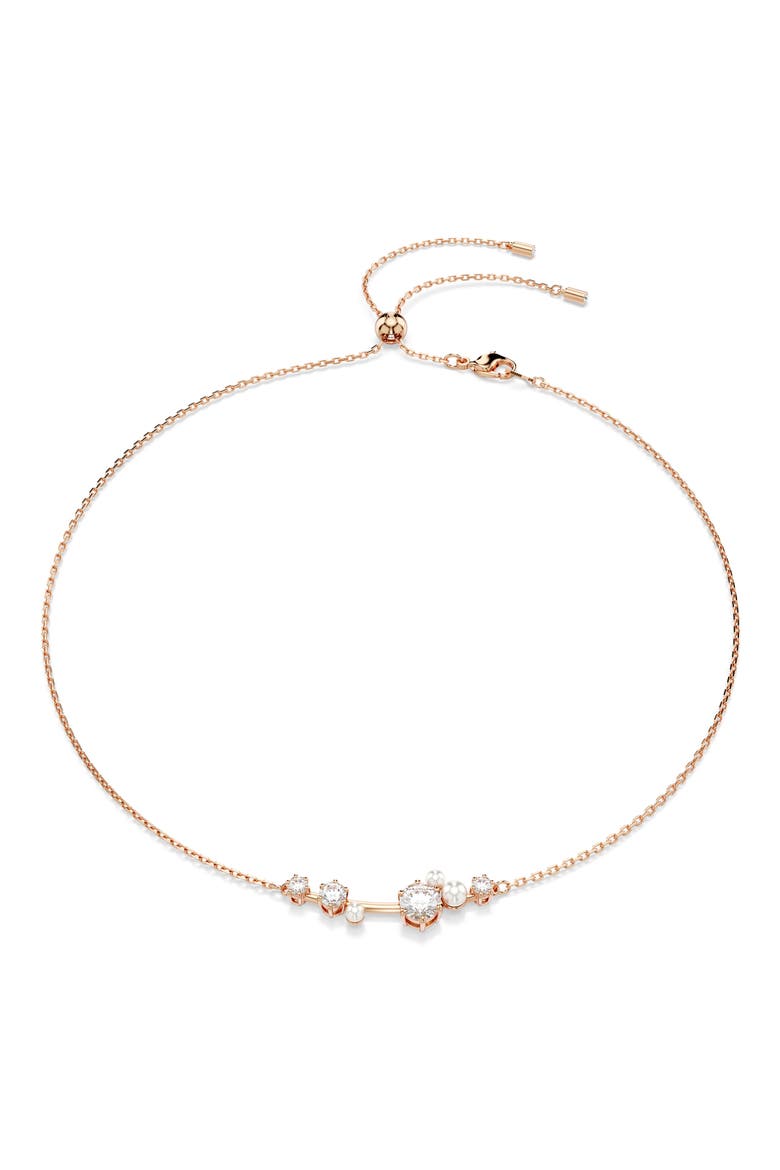 Constella Necklace, Main, color, WHITE/ SILVER
