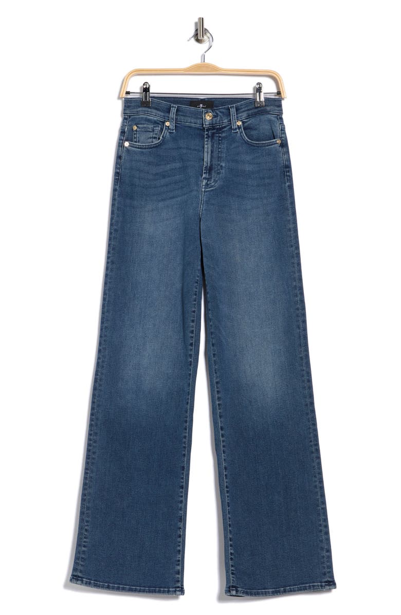 7 For All Mankind Alexa High Waist Wide Leg Jeans, Alternate, color,