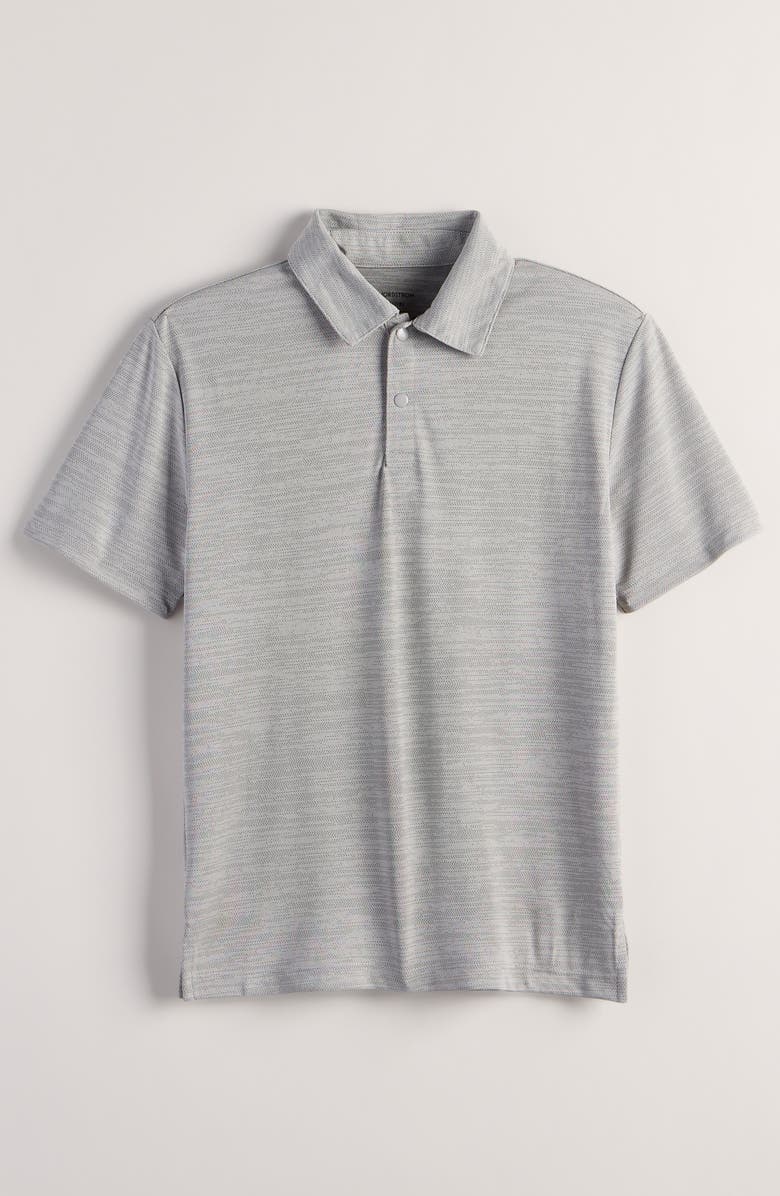 Nordstrom Kids' Solid Performance Polo, Main, color, Grey Shade