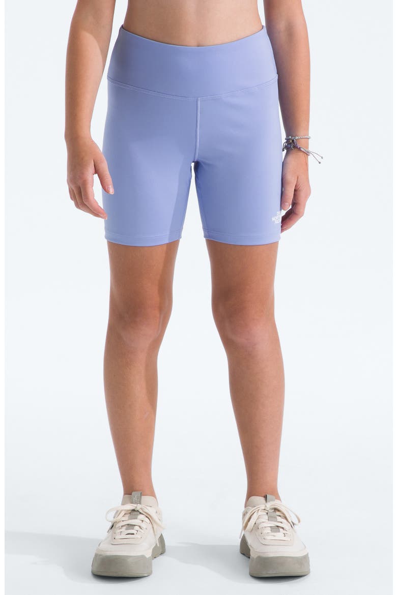 Kids' Flex Bike Shorts, Main, color, PERIWINKLE GLOW
