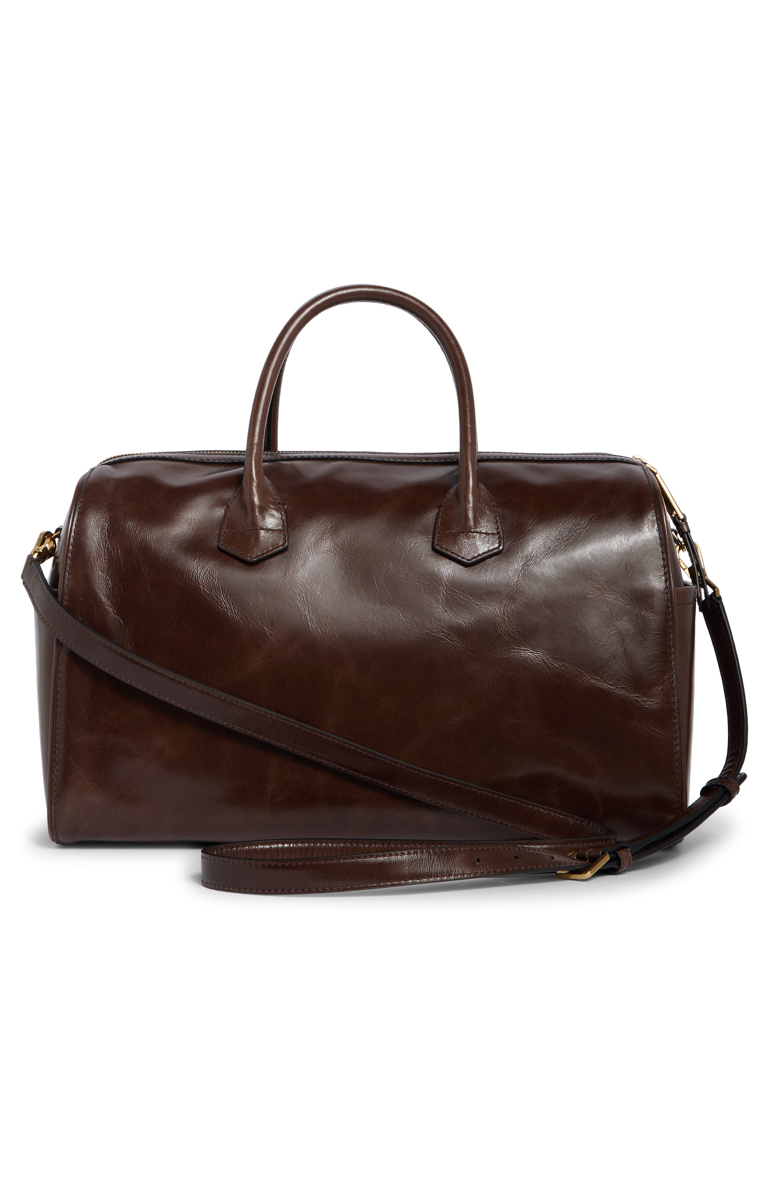 Perette Leather Satchel, Alternate, color, ESPRESSO