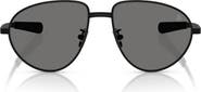 Moncler 55mm Pilot Sunglasses