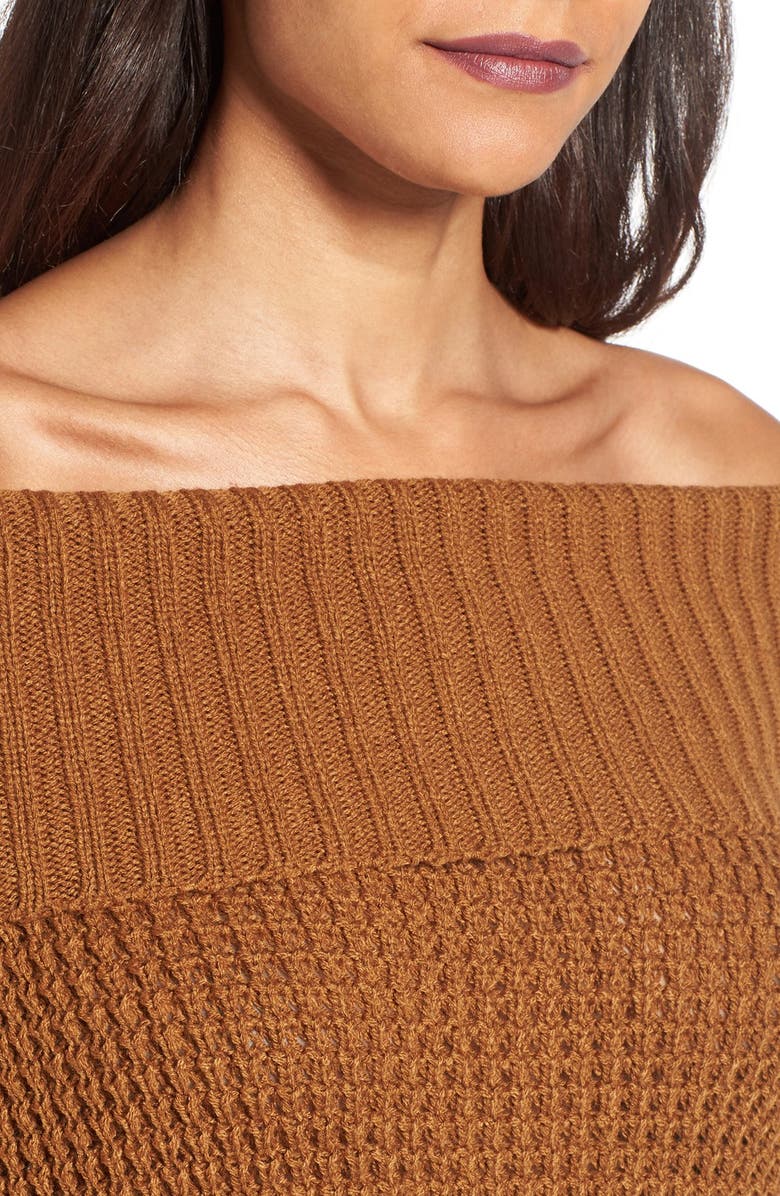 BP. Off the Shoulder Sweater, Alternate, color, 