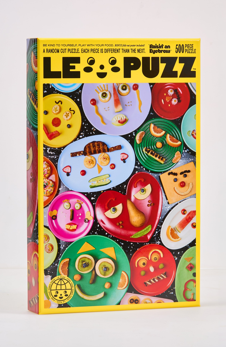 Le Puzz Raisin An Eyebrow Jigsaw Puzzle, Main, color, NO COLOR