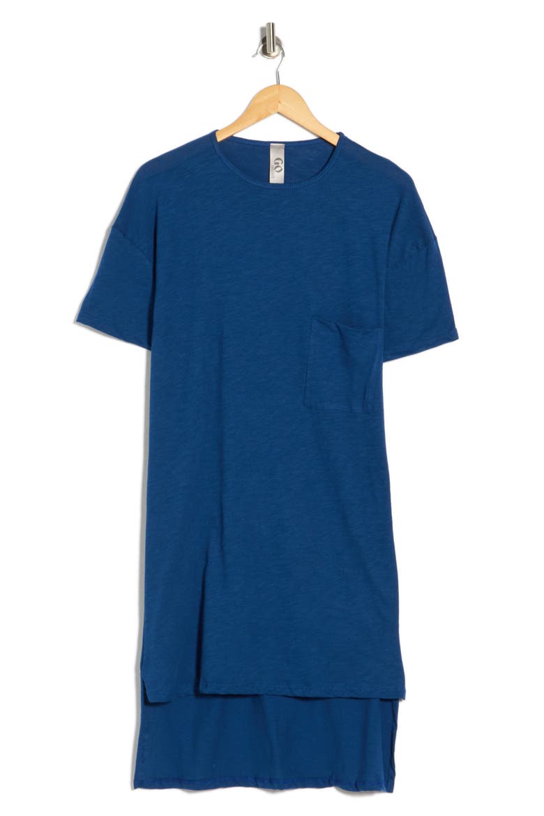 High-Low Tunic Top, Alternate, color, LYONS BLUE SLUB