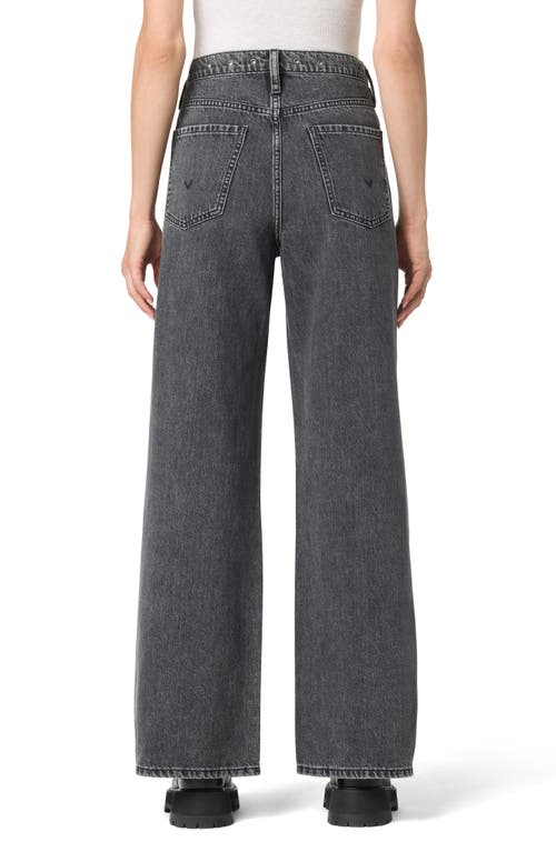 Hudson Jeans Jolene Wide Leg Jeans In Black