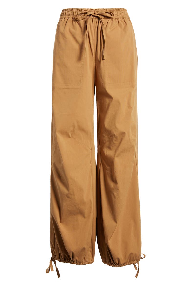 Tie Hem Joggers, Alternate, color, TAN DALE