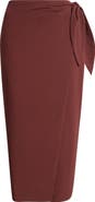 Nordstrom Midi Wrap Skirt