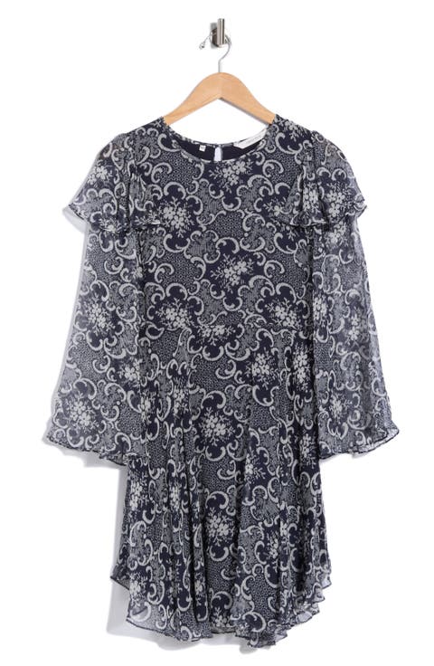 Rochelle Fleur Silk Minidress