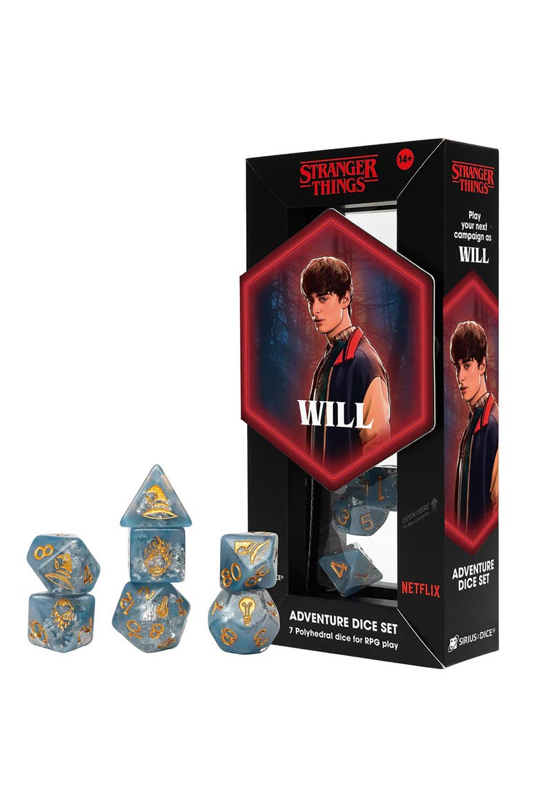 Adventure Dice 7 Piece RPG Set, Main, color, Multicolored