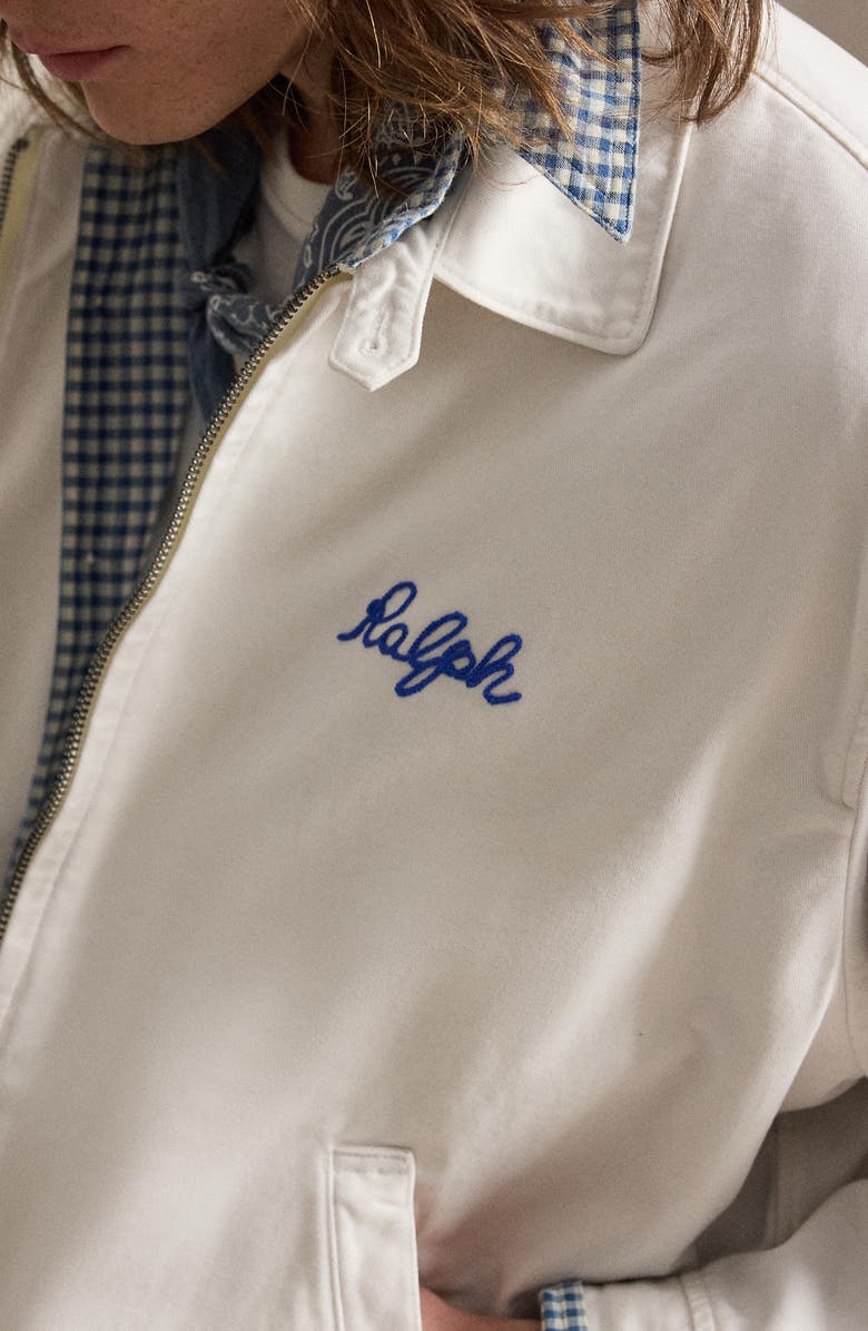 Polo Ralph Lauren The Embroidered Big Bayport Jacket, Alternate, color, Deckwash White