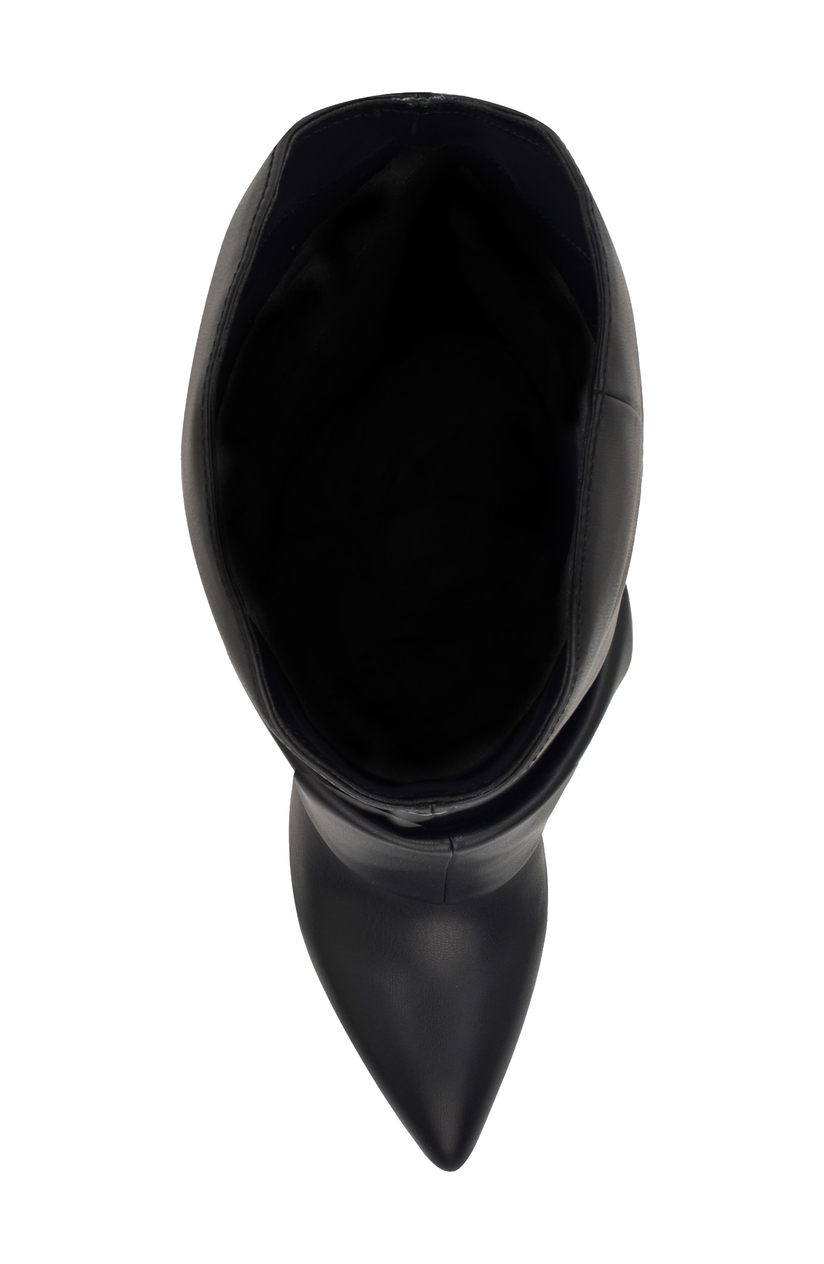 Nine West Lindey Foldover Shaft Pointed Toe Knee High Boot, Alternate, color, 