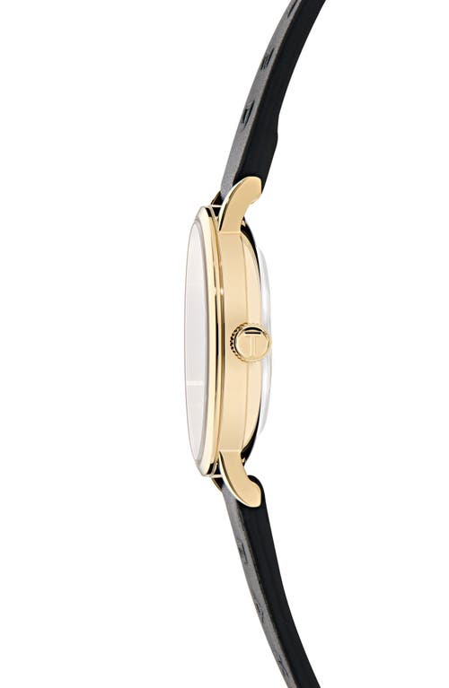 Ted Baker Classic Leather Strap Watch, 32mm In Black