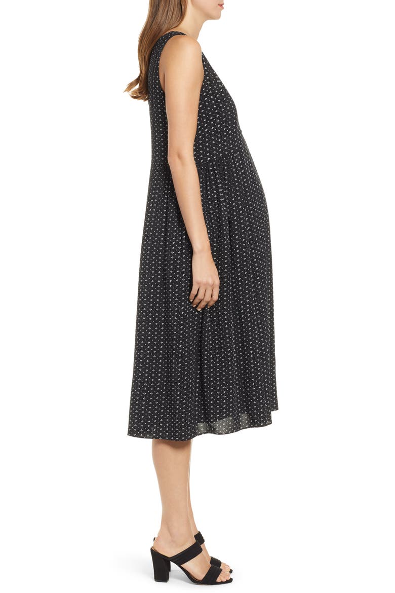 Ina Dress, Alternate, color, BLACK BATIK FLORAL