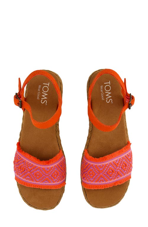 TOMS TOMS ABBY FLATFORM ESPADRILLE SANDAL