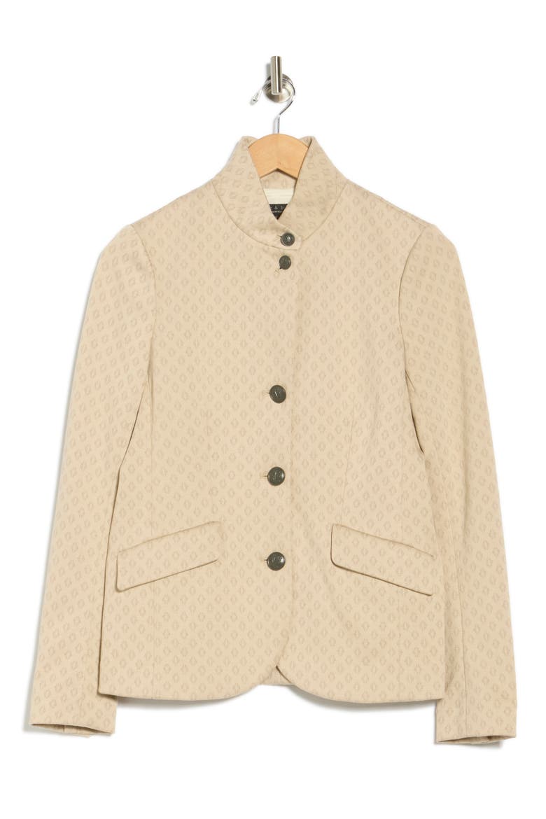 Sadie Jacquard Blazer, Alternate, color, BEIGE