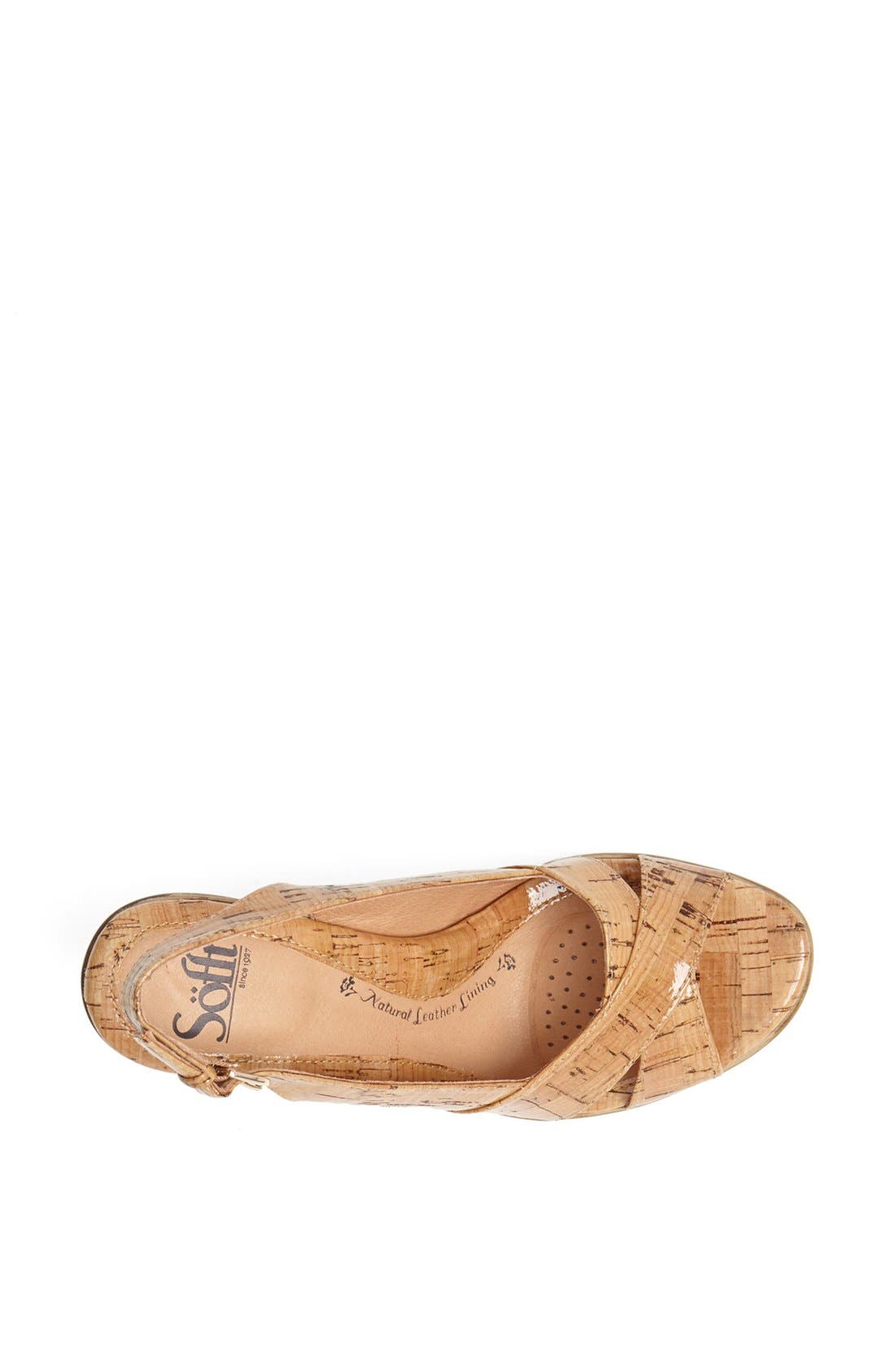 'Portia' Platform Pump, Alternate, color, LAMINATED CORK