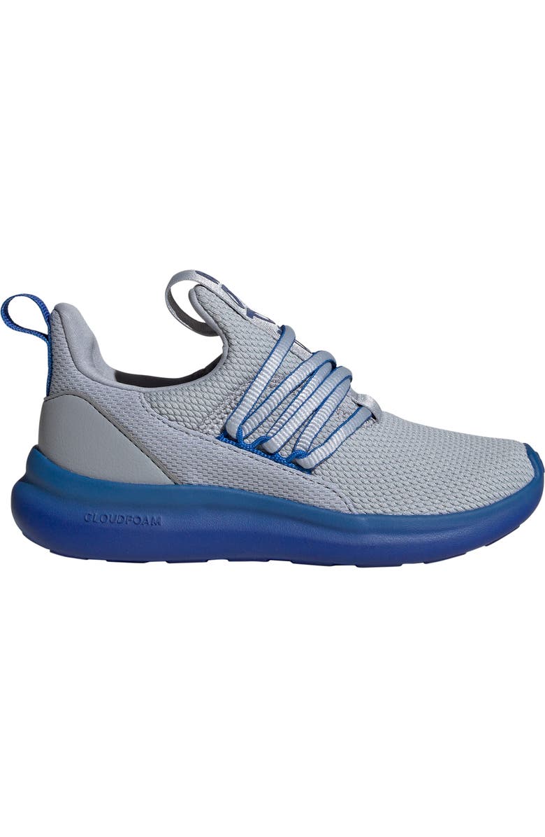 adidas Kids' Lite Racer Adapt 7.0 Sneaker, Alternate, color, Silver/ Bright Royal/ Blue