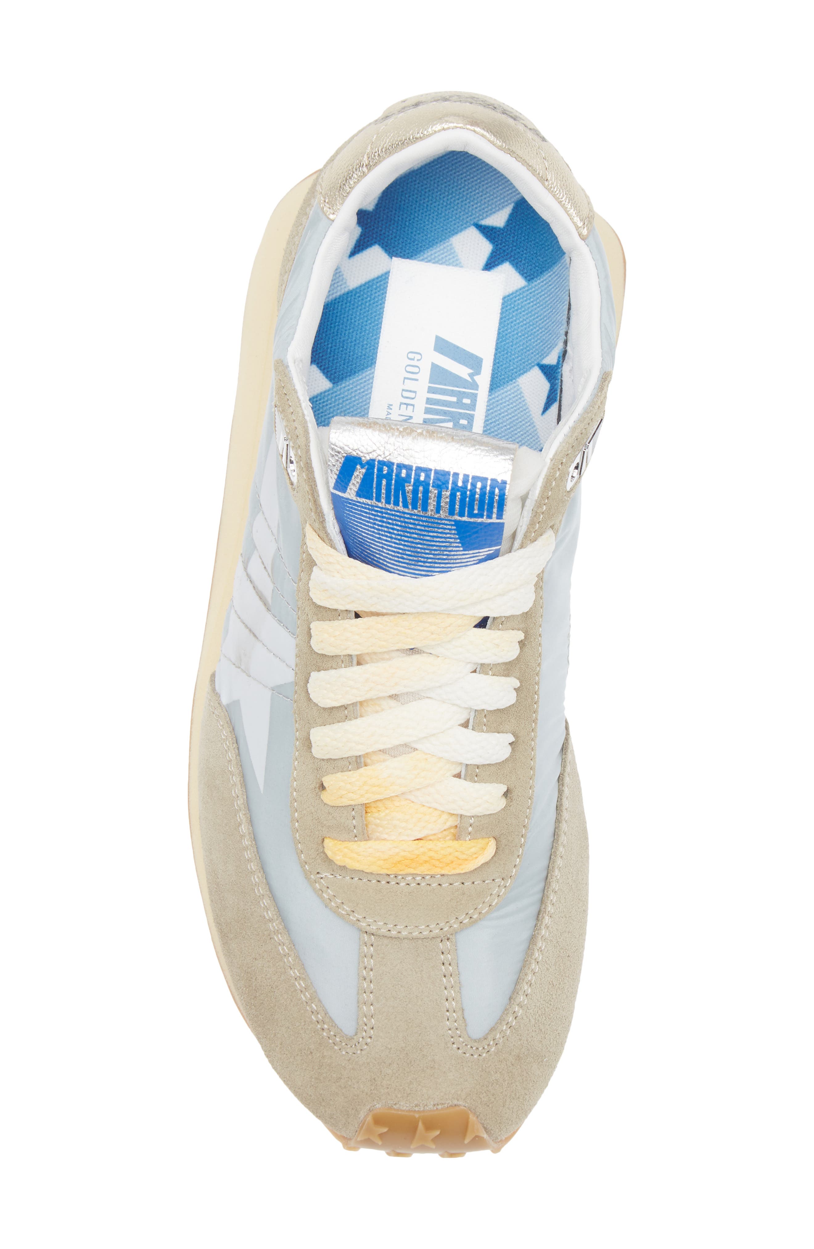 Golden Goose Running Marathon Sneaker, Alternate, color, Blue/ Ice/ White/ Platinum