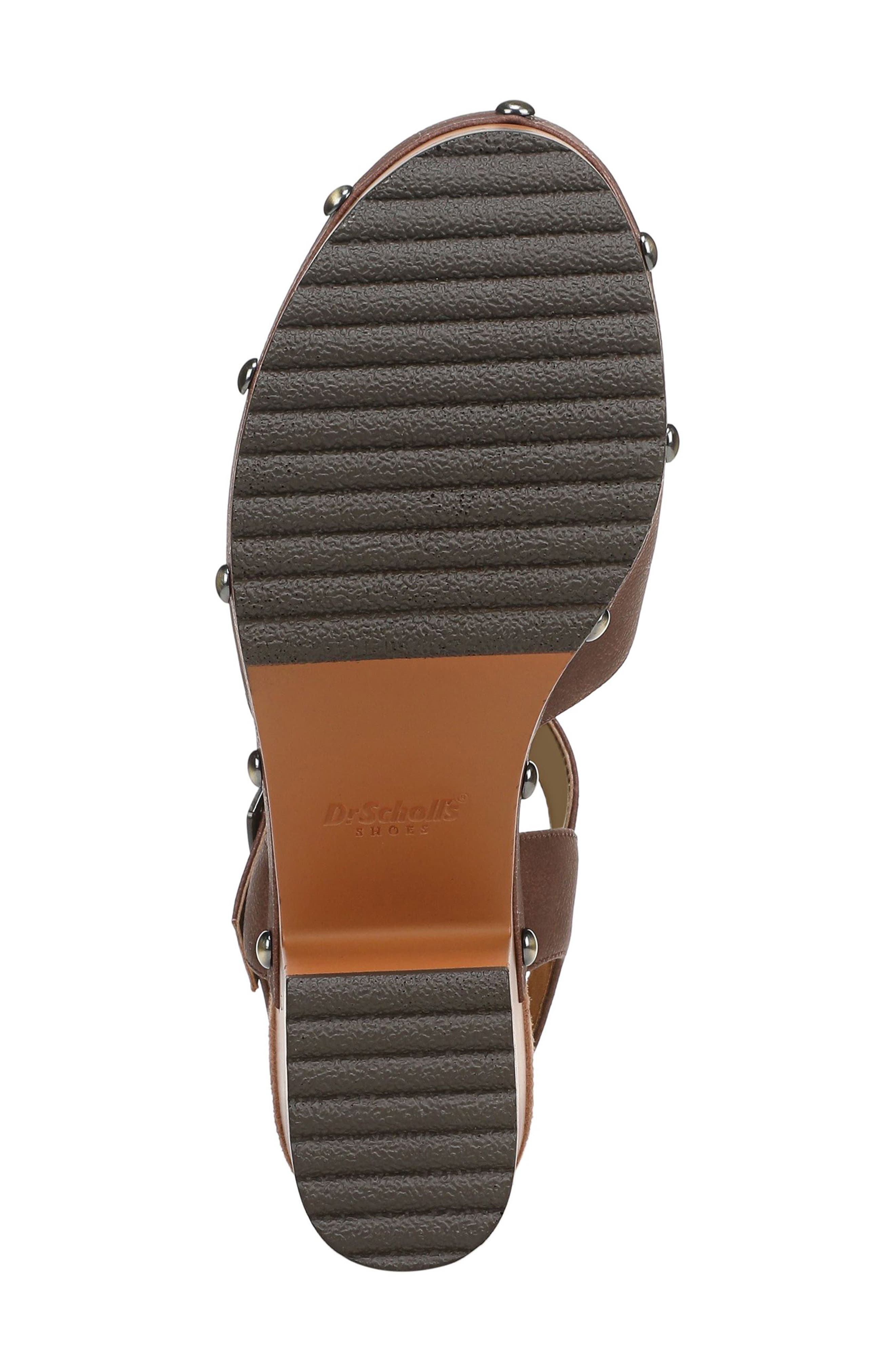 Classic Day Slingback Platform Clog, Alternate, color, WHISKEY BROWN