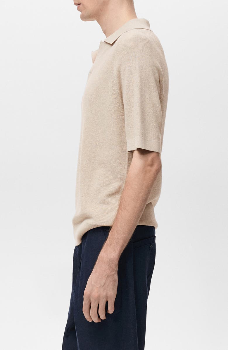 MANGO Johnny Collar Polo Sweater, Alternate, color,