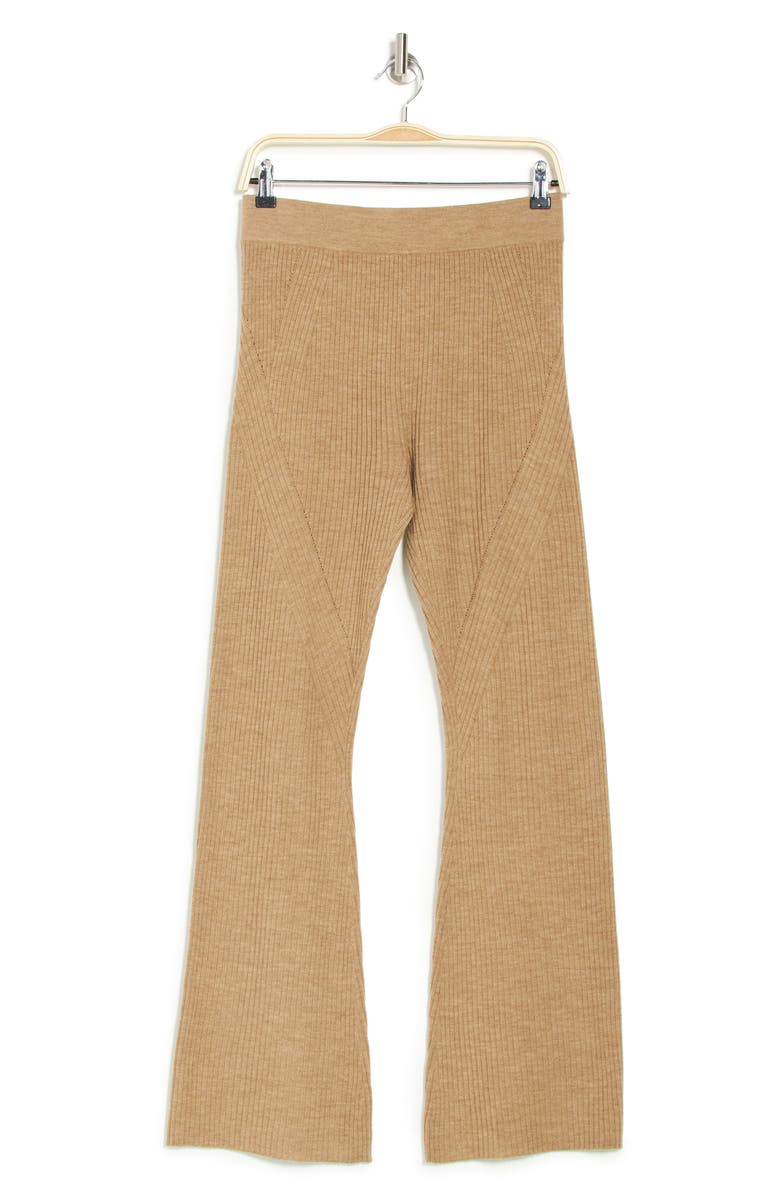 rag & bone Emory Ribbed Merino Wool Pants, Alternate, color, Camel