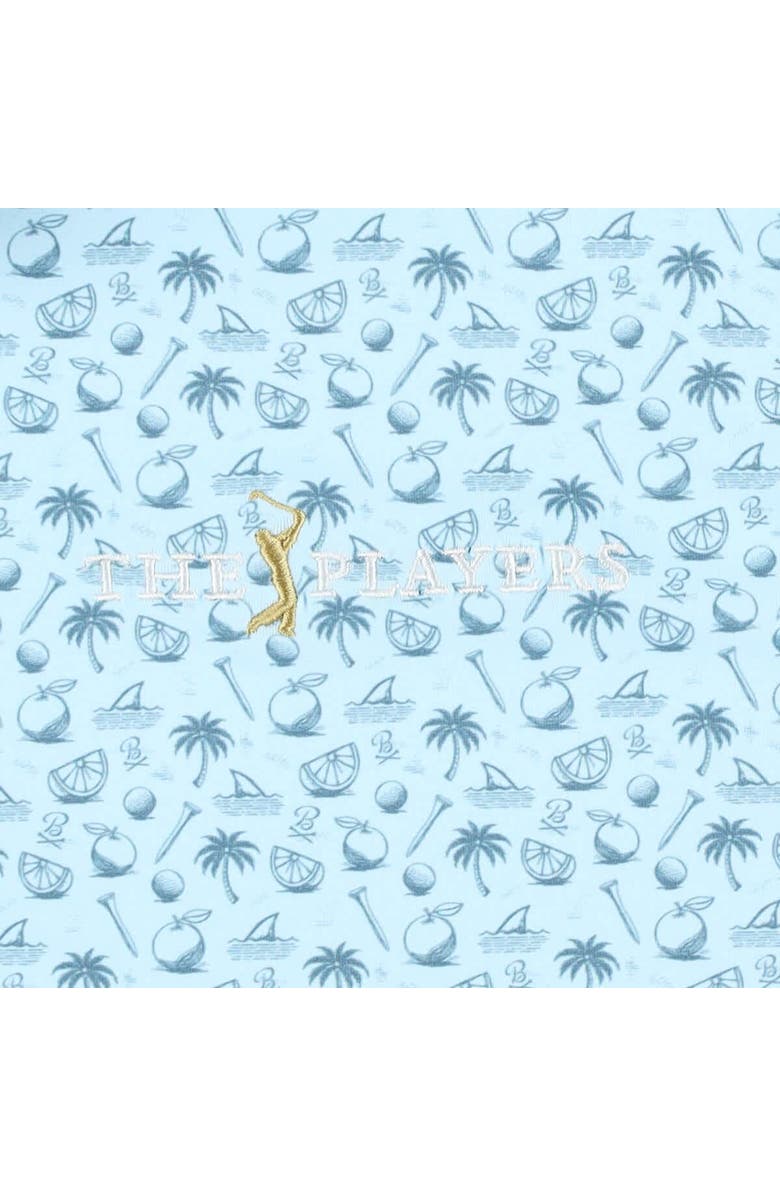 BARSTOOL GOLF Men's Barstool Golf  Light Blue THE PLAYERS Florida Printed Polo, Alternate, color, Light Blue