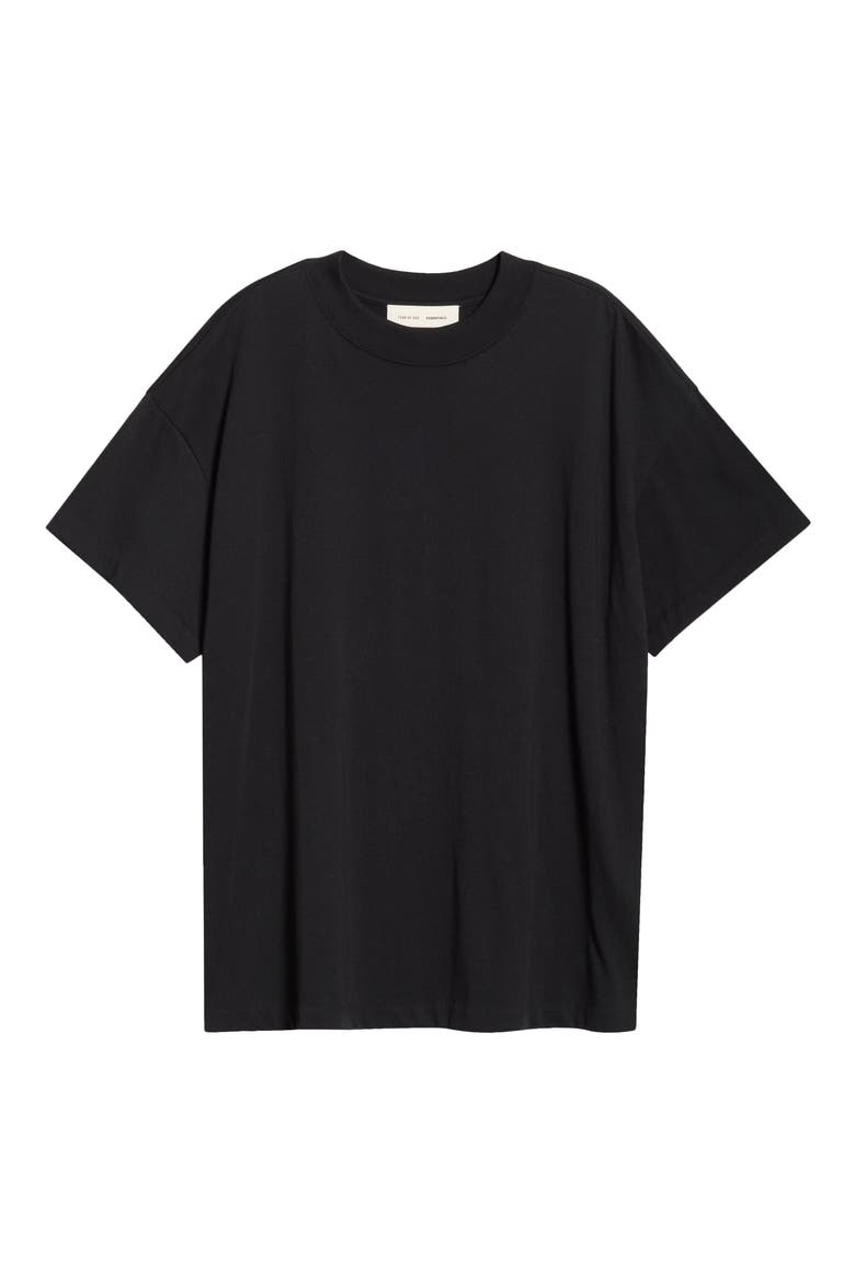 Signature Essentials Cotton Blend T-Shirt, Alternate, color, VINTAGE BLACK