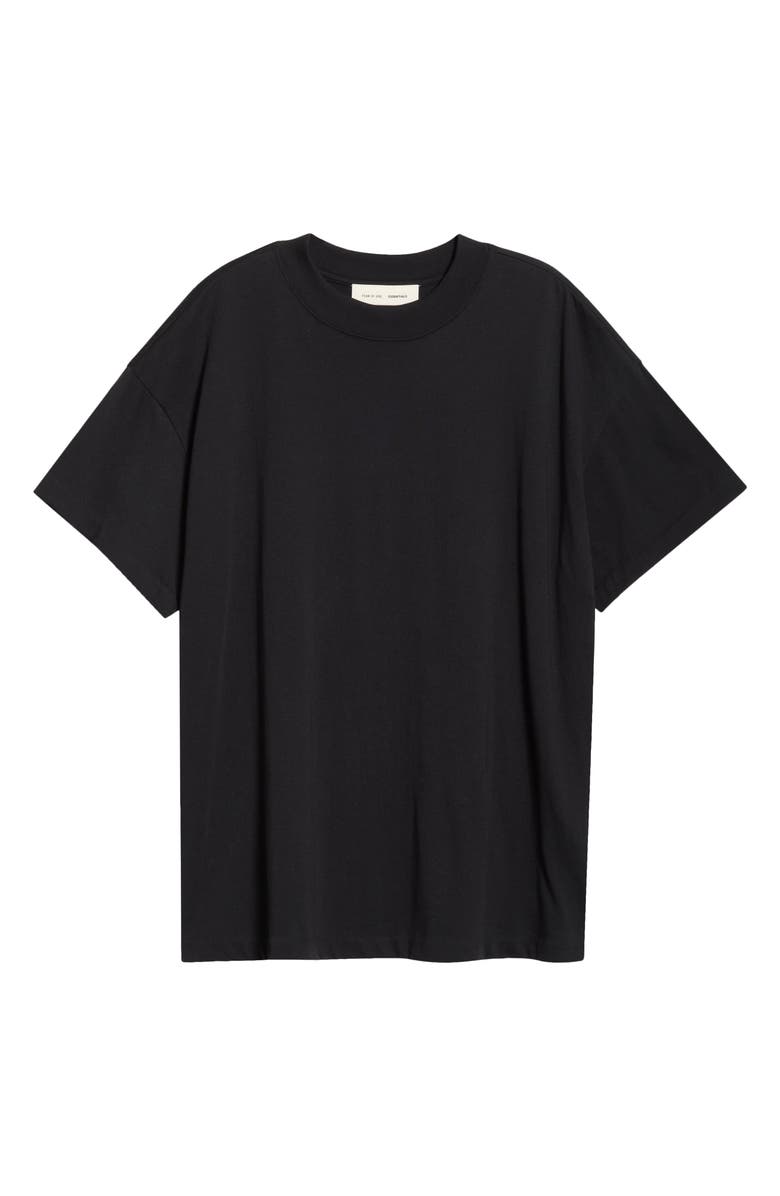 Fear of God Essentials Signature Essentials Cotton Blend T-Shirt, Main, color, Vintage Black