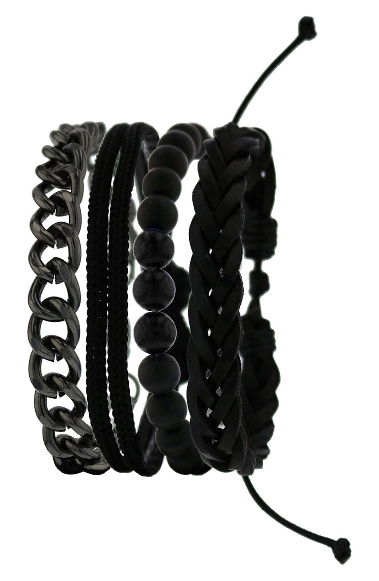 AMERICAN EXCHANGE Set of 4 Mixed Bracelets