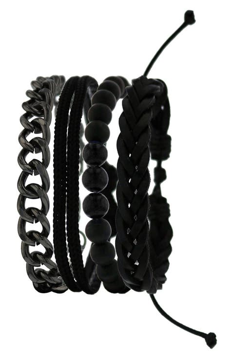 Set of 4 Mixed Bracelets