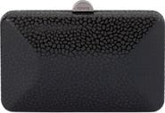 Olga Berg Frankie Embossed Clutch