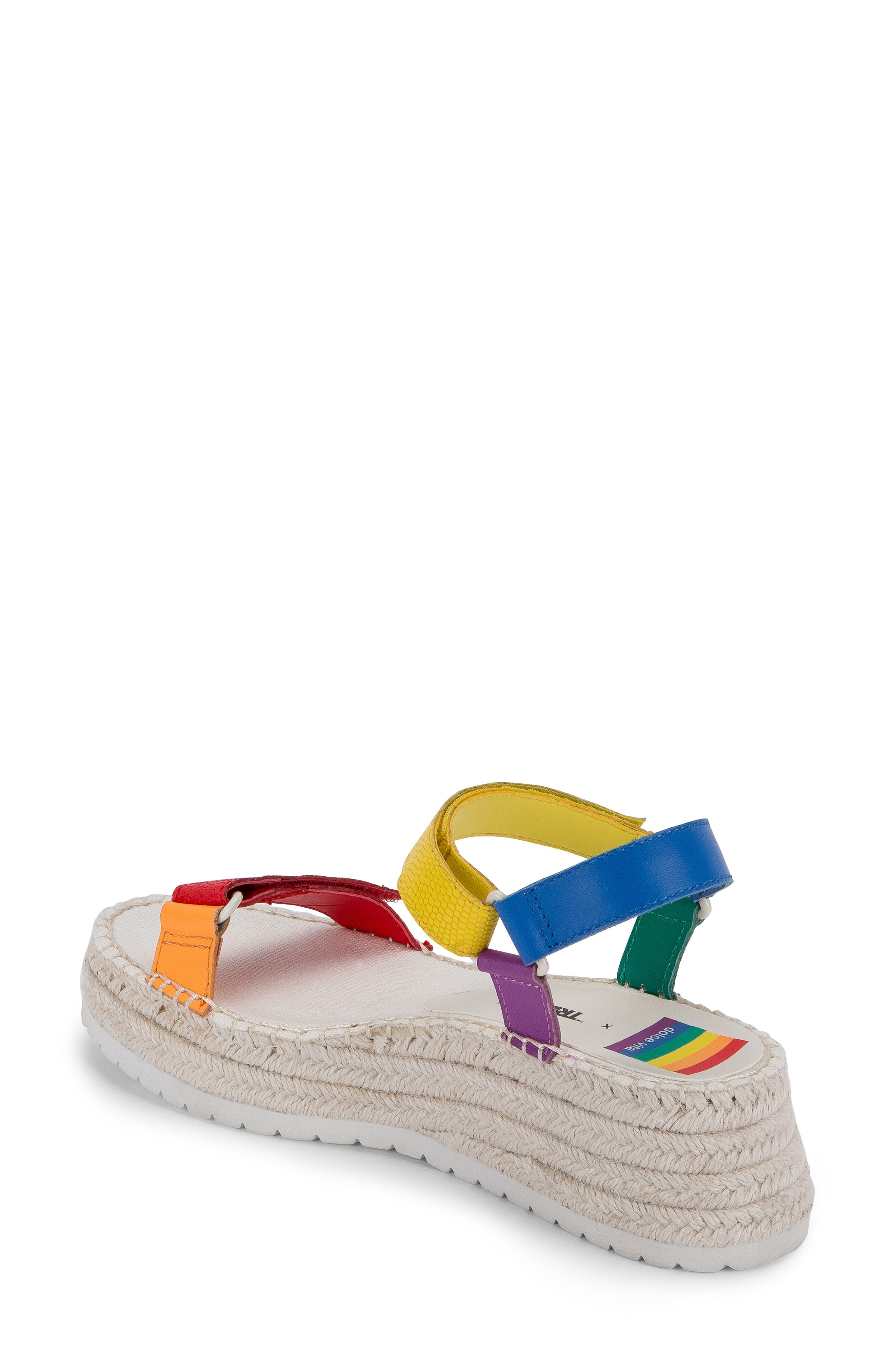 Dolce Vita Myra Pride Platform Espadrille Sandal, Alternate, color, 