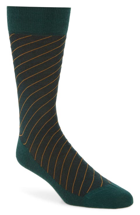 Wickham Diagonal Pattern Dress Socks
