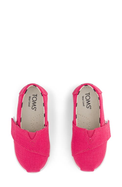 Toms Kids' Alpargata Sneaker In Bright Pink