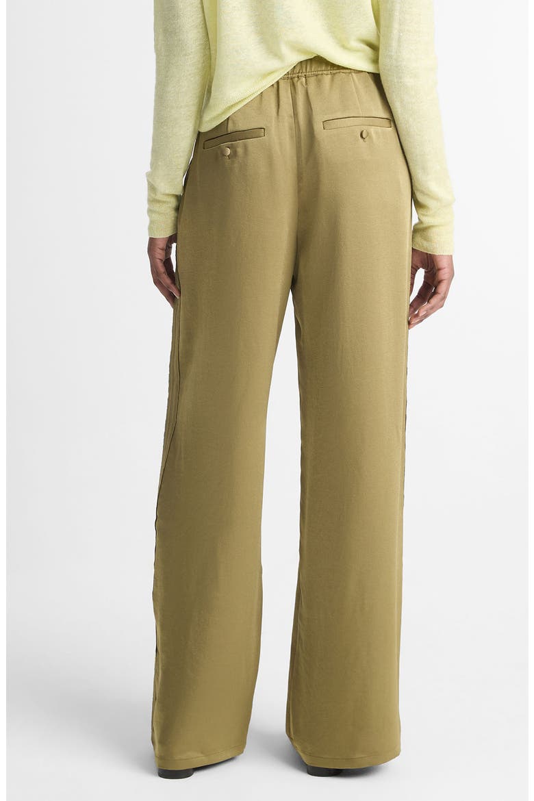Side Stripe Wide Leg Pants, Alternate, color, EARTHLY