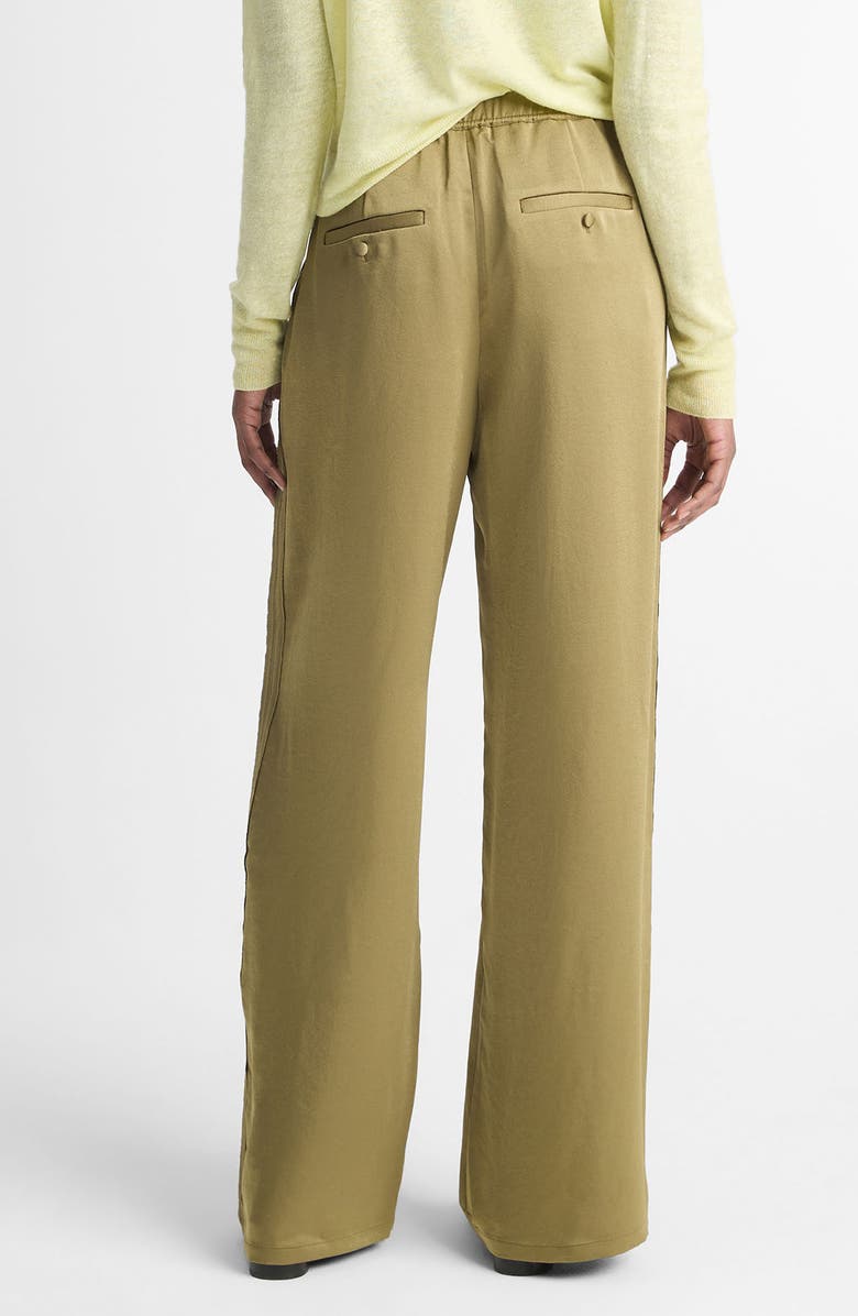 Vince Side Stripe Wide Leg Pants, Alternate, color, Earthly