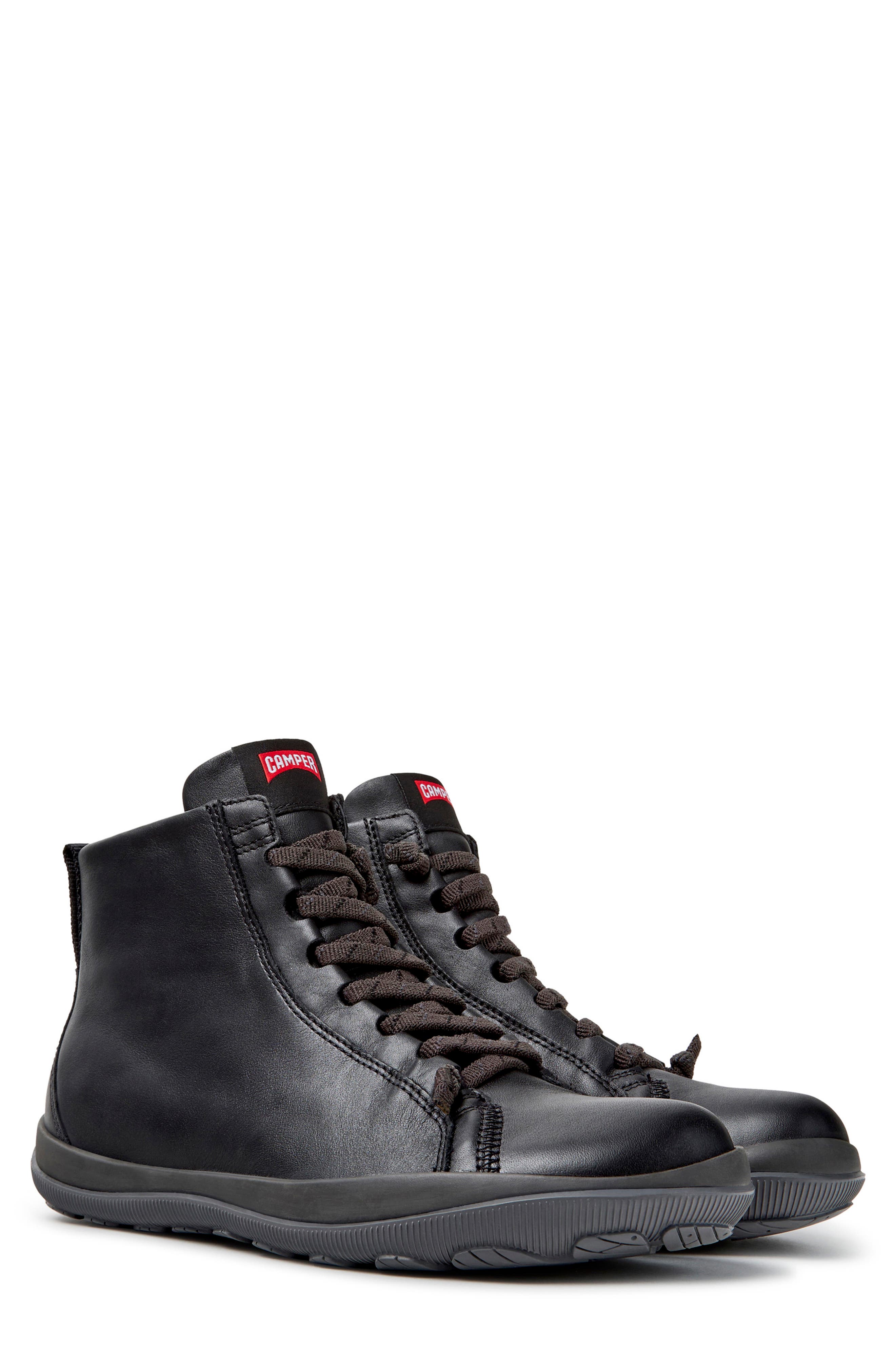 Peu Pista Gore-Tex Waterproof Leather Boot, Main, color, BLACK